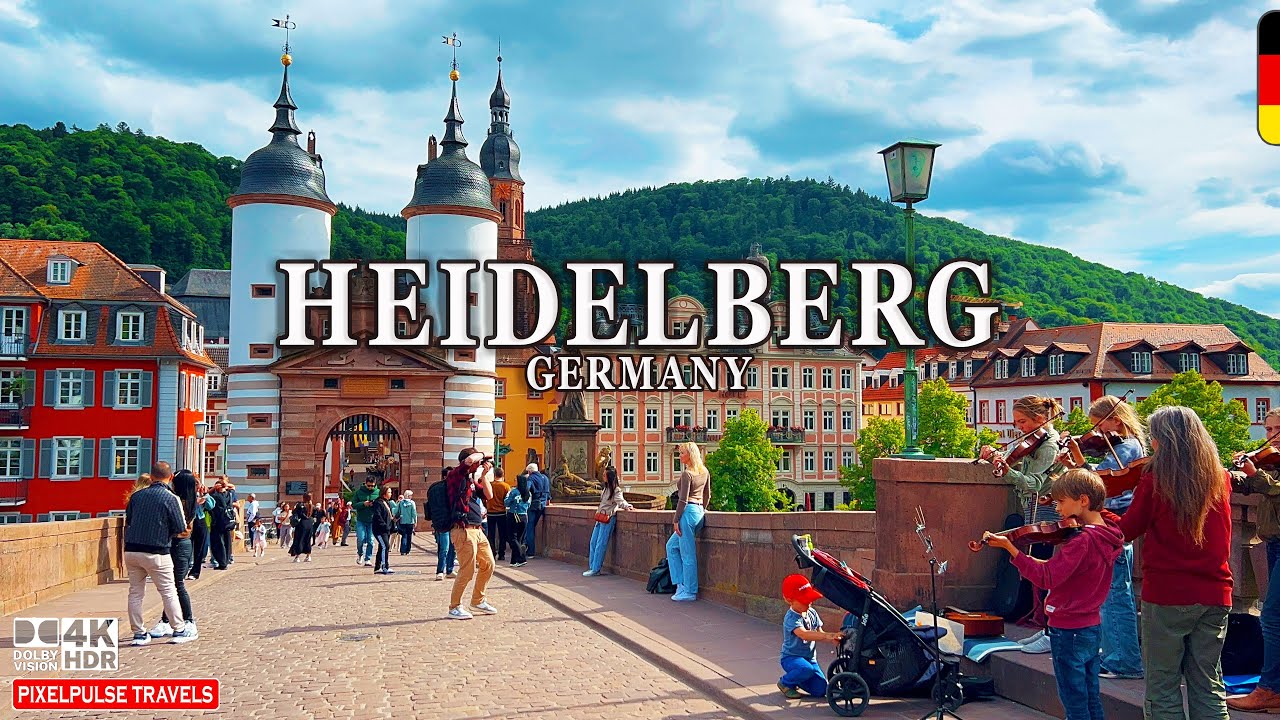 Heidelberg, Germany | 4K Walking Tour in Germany’s Most Romantic City