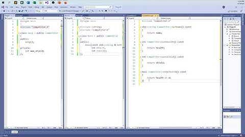 C++ Object Oriented Programming Example Project (Part 3 of 3)