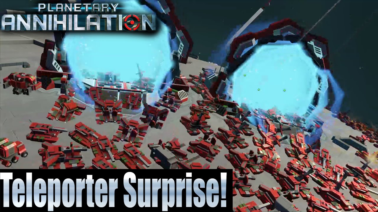 Planetary Rts Planetary annihilation orbital units - litowe
