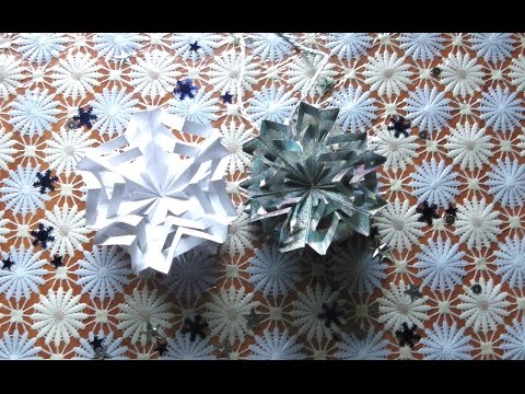 Снежинка-шар! Бумагопластика ❆❅❆❅❆