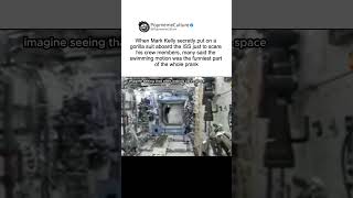 Astronaut Mark Kelly turned the ISS into a zero-gravity jungle 😂🚀 #markkelly