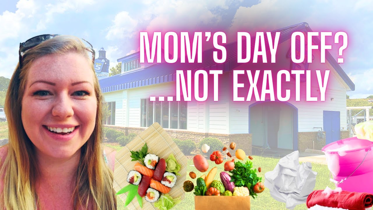 SAHM's Day Off? I Cleaned Everything... What does your day off look like?🫧 