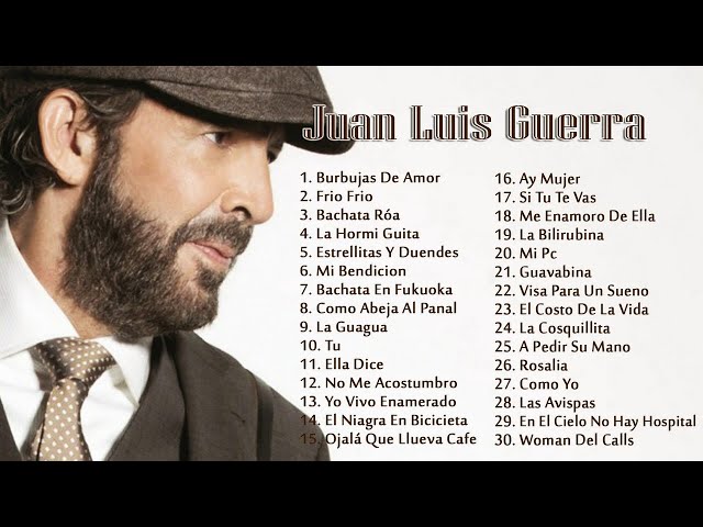 Juan Luis Guerra EXITOS, EXITOS, EXITOS Sus Mejores Canciones - Juan Luis Guerra Mix Nuevo 2018 class=