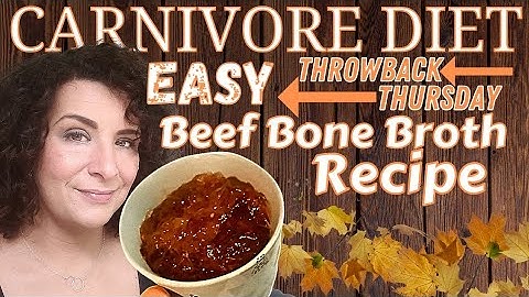 Beef Bone Broth Recipe | EASY Crock-Pot Method For The Carnivore Diet