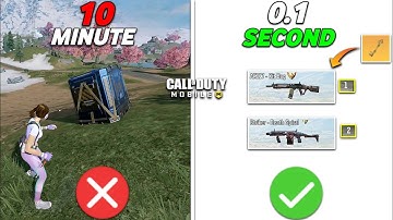 How To Get Your TWO CUSTOM Loadouts Faster In BATTLEROYALE - CODM Tips & Tricks