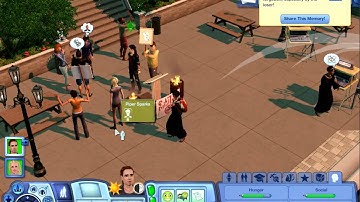 The Sims 3 University (The Rowdy Protest)