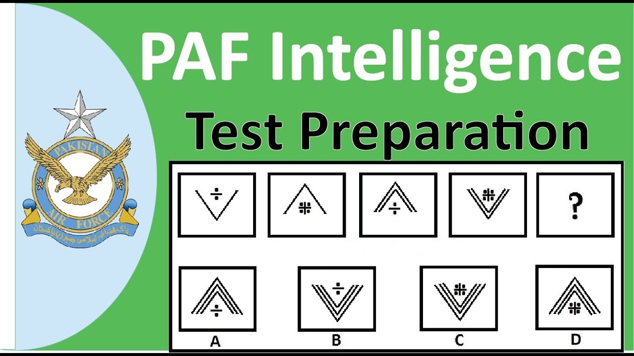 Paf Intelligence Test Complete Solving Method And Some Tips PAF Non Verbal Test Preparation