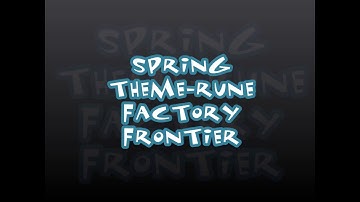 Spring theme-Rune Factory Frontier