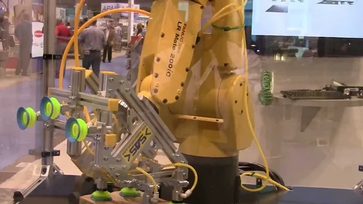 Robot in Piab's booth at Pack Expo 2012