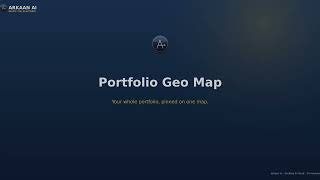 Map Every Project on One Geo Dashboard | Arkaan AI