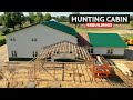 Building a Hunting Cabin 14:  Installing Porch Framing