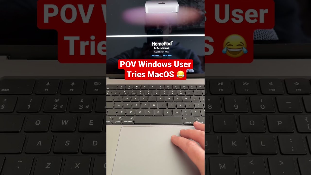 POV   Windows User Tries MacOS 
