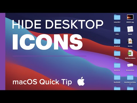 Hiding Desktop Icons on macOS - Quick Tip