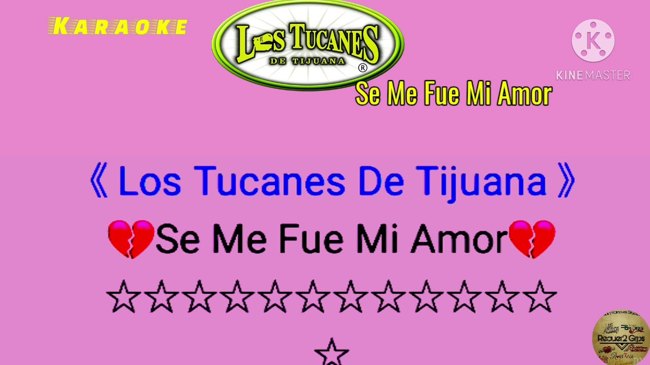 Se Me Fue Mi Amor {Karaoke} Los Tucanes de Tijuana