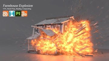 Farmhouse Explosion - HOUDINI Destruction & Pyro