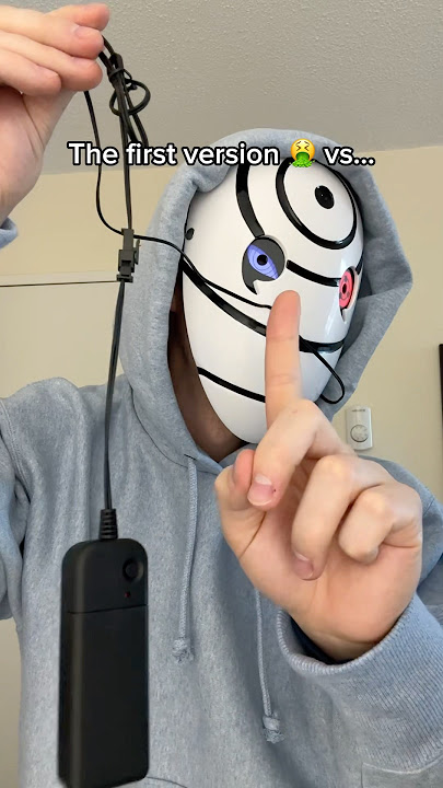 This new Obito mask is 1000 times cooler! 😤 #naruto #akatsuki #uchiha
