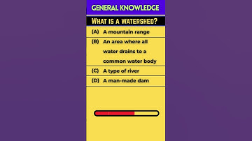 Watershed | MCQs | Geography | CSS MPT, PMS, FPSC, NTS, PPSC, SPSC, KPPSC, BPSC, UPSC | #shorts