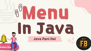 Menu Practical | menu awt | java pani hai | java for beginners #java #practical #code #exam #bscit