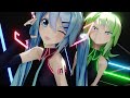 【MMD】脳漿炸裂ガール(Spinal/Brain Fluid Explosion Girl)/れるりり feat.初音ミク・GUMI 【Sour式初音ミク・GUMI】【2K60fps】