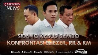BREAKING NEWS - Sidang Kasus Sambo: Konfrontasi Eliezer, Ricky dan Kuat Ma'ruf
