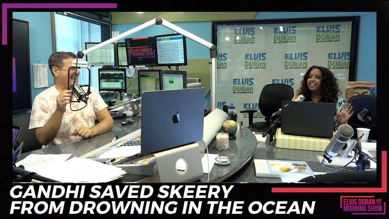 Gandhi Saved Skeery From Drowning In The Ocean | 15 Minute Mornin Show -  YouTube