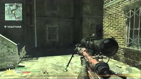 MW2 360 No Scope Killcam for the LoLz