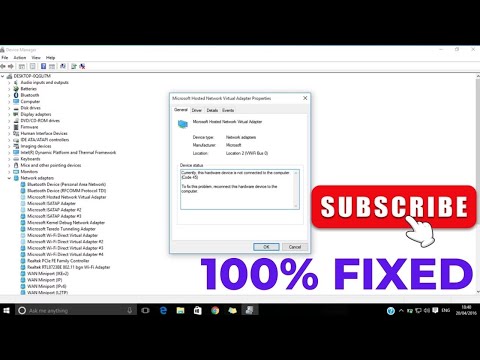 Fix Currently, This Hardware Device Is Not Connected To The Computer (Code 45)