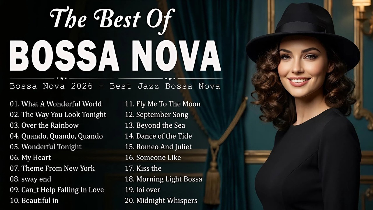 Best 100 Relaxing Beautiful Bossa Nova Songs 80's 90's - Jazz Bossa Nova Covers Collection