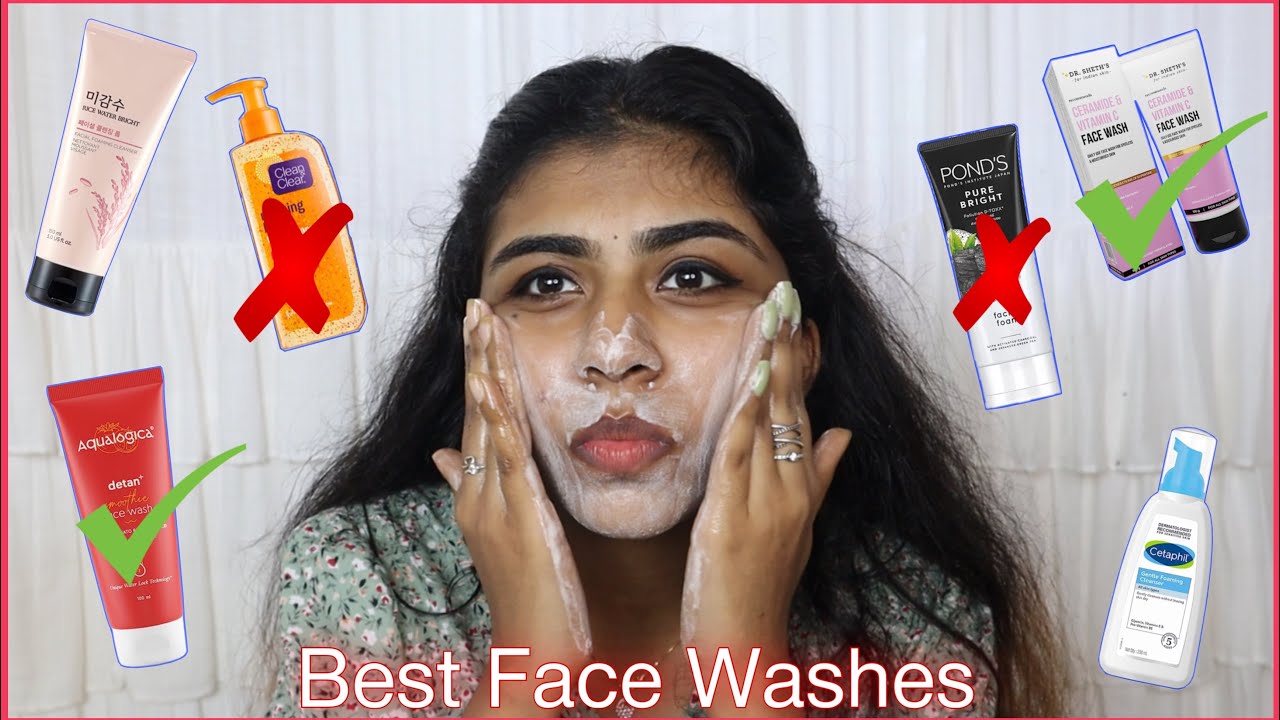 🥰Best Face Washes For All Skintype reshhvlogs YouTube