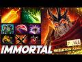 Wraith King SUPER SKELETON Immortal Rank - Dota 2 Pro Gameplay [Watch &amp; Learn]