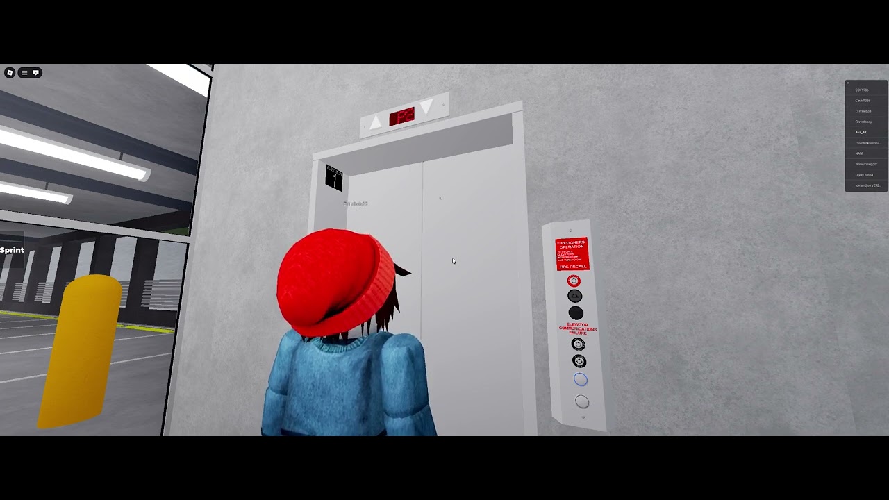Very Cool Schindler/Thyssenkrupp Parking Elevators At Elevator Testing ET Roblox