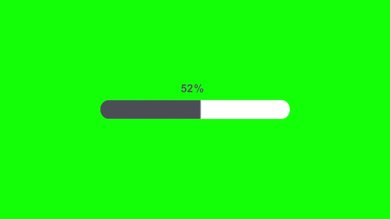 Progress Bar Green Screen Overlay Youtube Greenscreen Overlays Green Screen Video Backgrounds