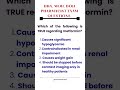 DHA|DOH|MOH Pharmacist Exam question|pharmaoverview