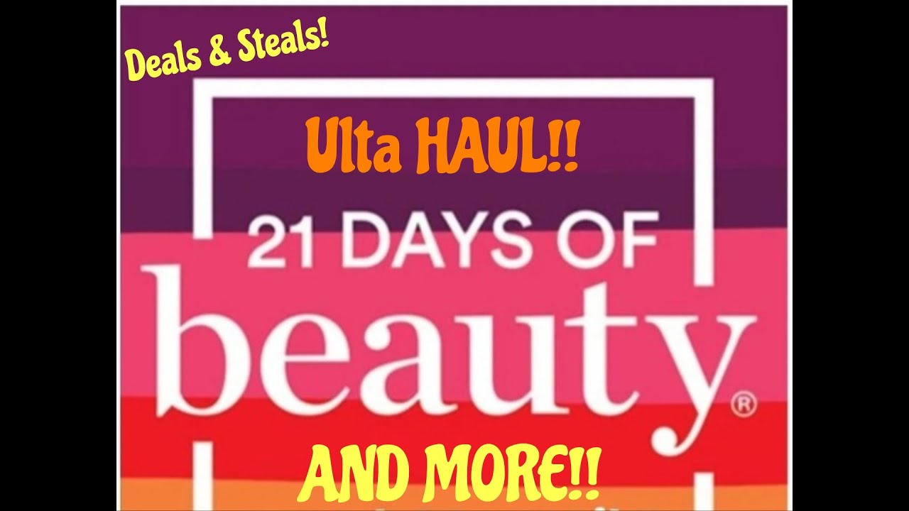 Ulta haul! 21 Days of Beauty Steals & More! YouTube