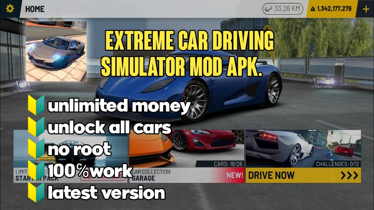 Extreme car driving simulator mod apk mod unlimited money &