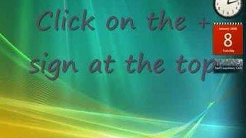 How to enable Windows Sidebar