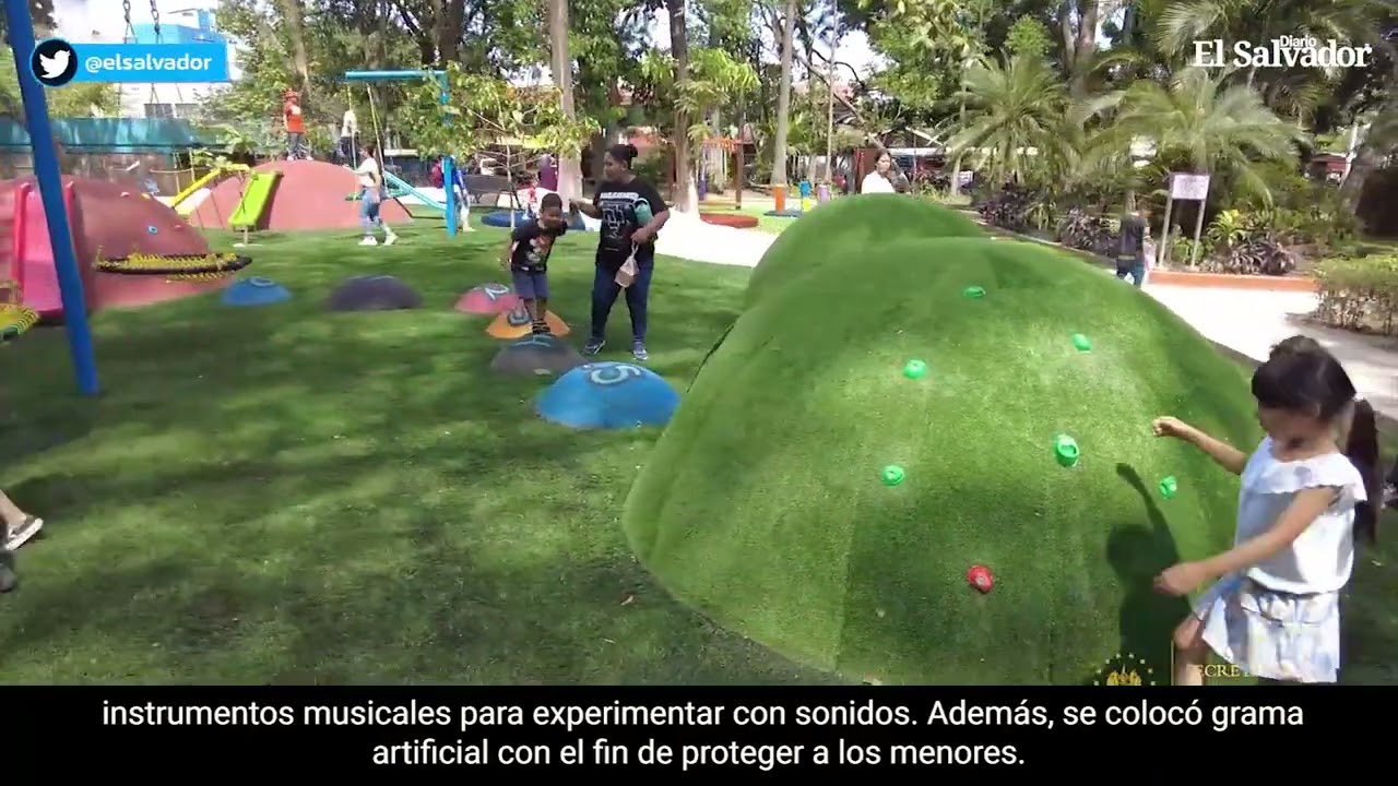 Inauguran área de juegos en el Parque Infantil - Noticias de El Salvador -  Cuscatlán Hoy