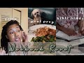 Weekend Reset | a slow weekend 🌚, gender reveal, meal prepping, Bible study, grwm etc