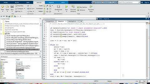 Matlab Demo Bisection
