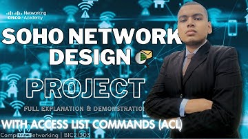 SOHO Network Design • Project - Part 1 • Computer Networking  • BIC21303 • ACL Command Configuration