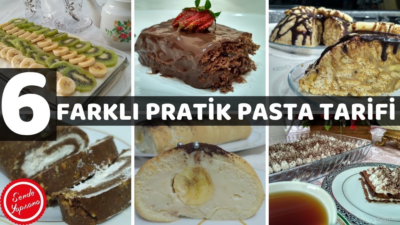 6 Farklı Fırınsız Pişmeyen Pasta TarifleriBisküvili Pasta YouTube