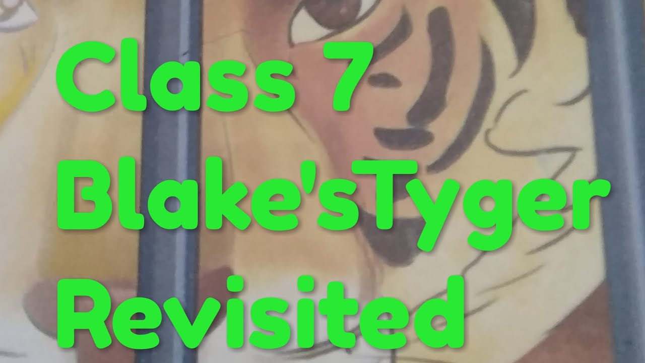 Blake s Tyger Revisited By Michaela Morgan Poem Raintree Class 7 