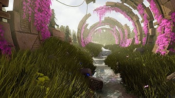 Stylized Outdoor Environment Flythrough | Unreal Engine 4