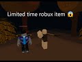 Limited time ROBUX item! | Roblox Infectious Smile