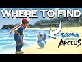 Where to find Piplup in Pokemon Legends: Arceus