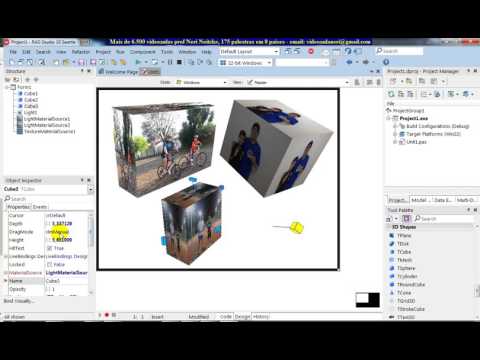 aula 6589 delphi 10 seattle   3D Firemonkei FloatAnimation Cube LightMaterialSource