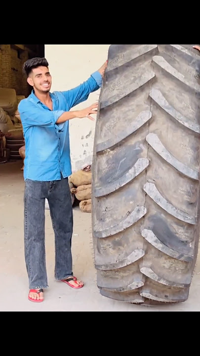 Rohit deshwal by a india's first' new biggest tyre ki video #youtubeshorts #nishudaswal