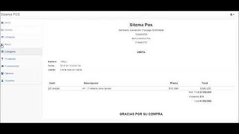 Sistema pos código fuente php - bitcoding tutorial