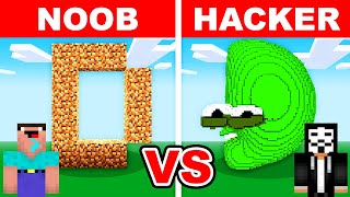 NOOB vs HACKER: I Cheated In a Alphabet Lore Build Challenge! (Letter D)