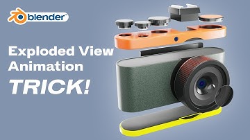 Exploded View Animation of Objects in Blender (Tutorial)